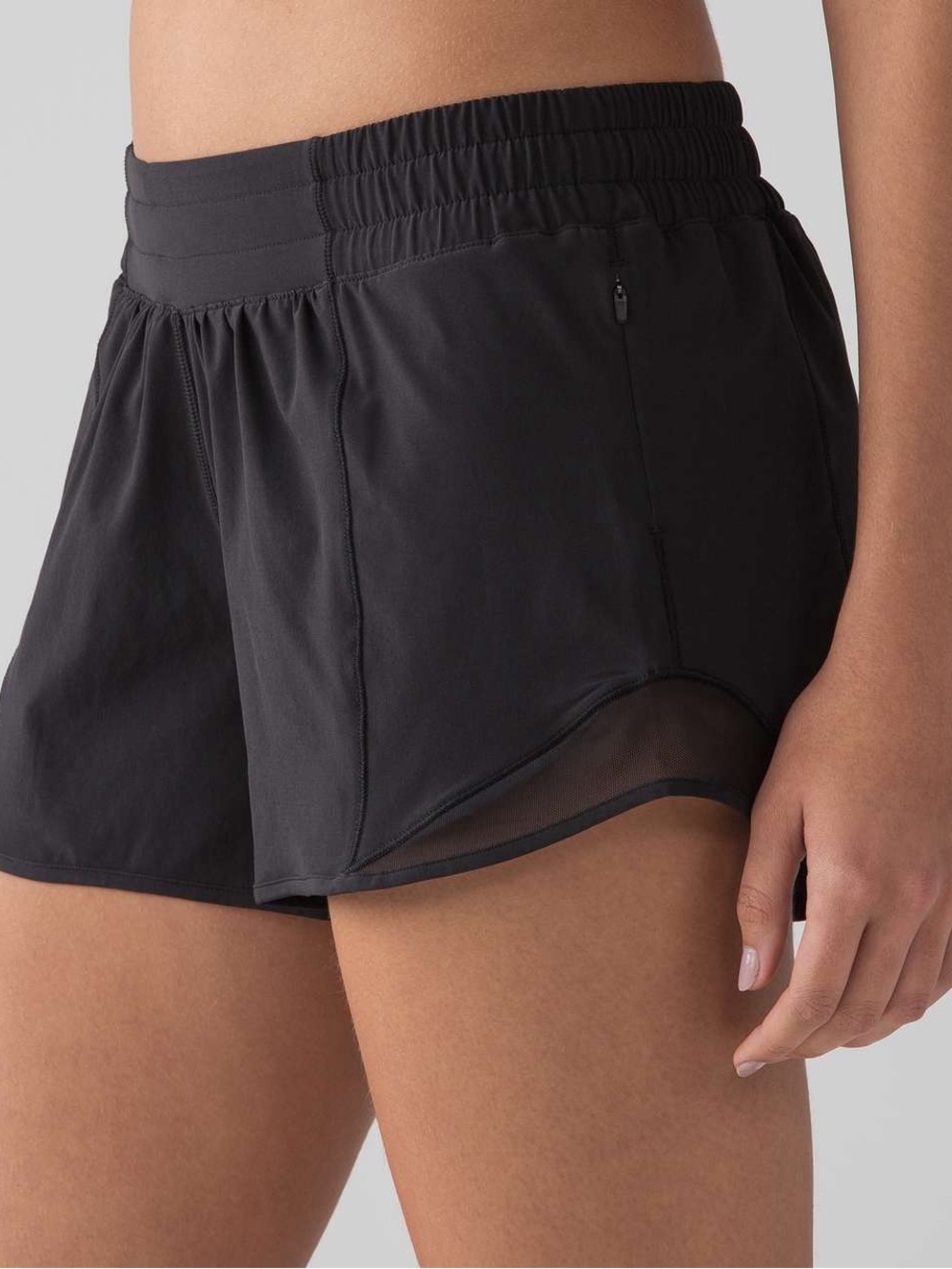 Lululemon Hotty Hot Short II *Long 4" Black Size 8